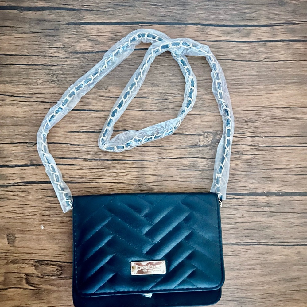 Pepe Jeans Navy Quilted Crossbody Bag